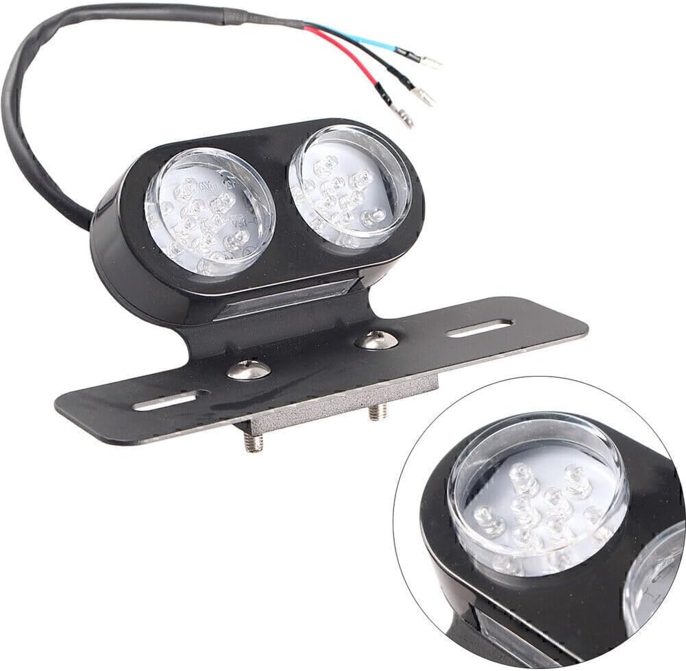 ya 4 8.8.2 Rear Brake Turn Signals LED Stop Tail Light for ATVs Dirt Bike Custom Chopper