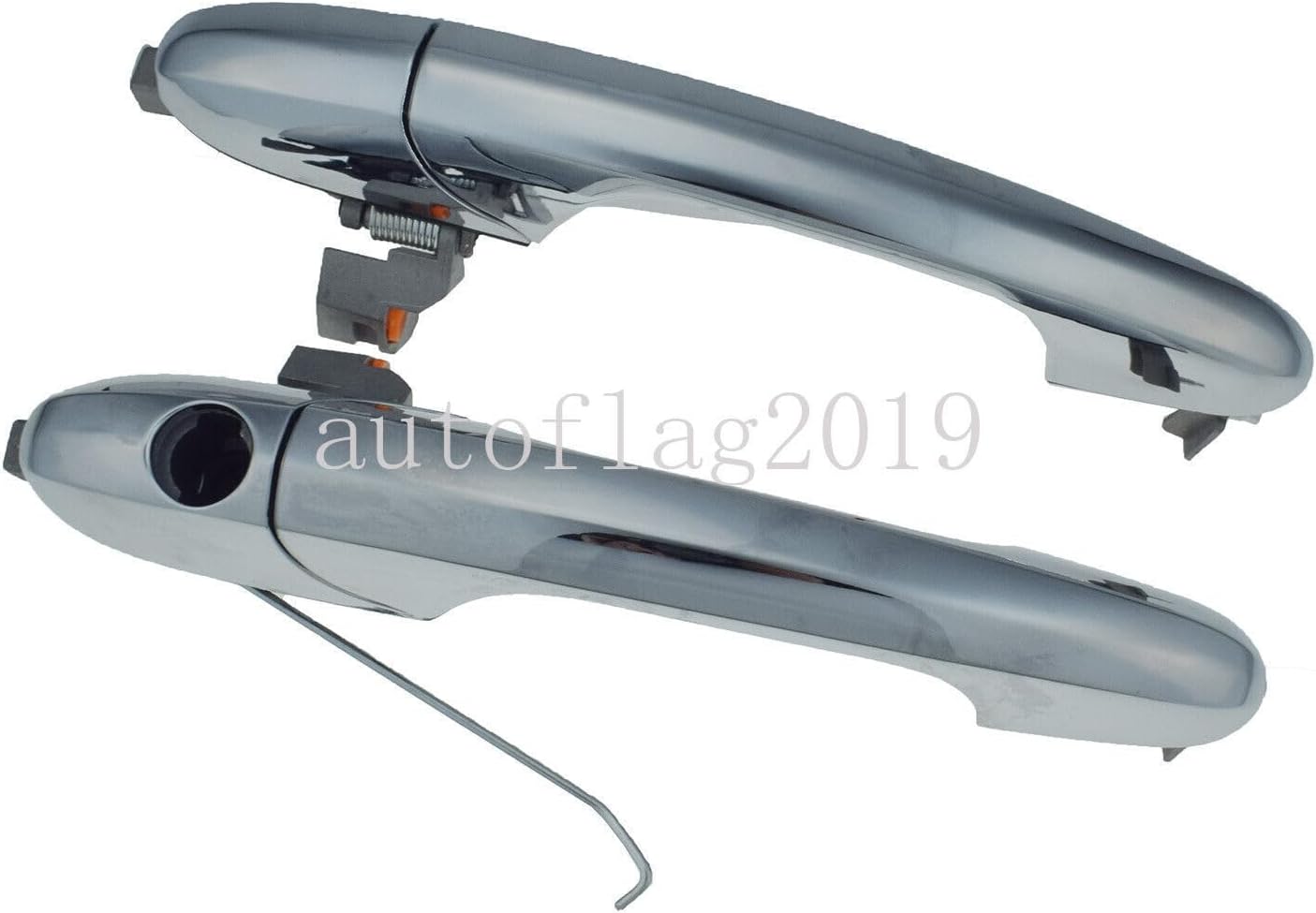 ya 2 8.15 2 Pack Chrome Door Outside Handles Front Left and Right Suitable for Fiat 500 2012-2017
