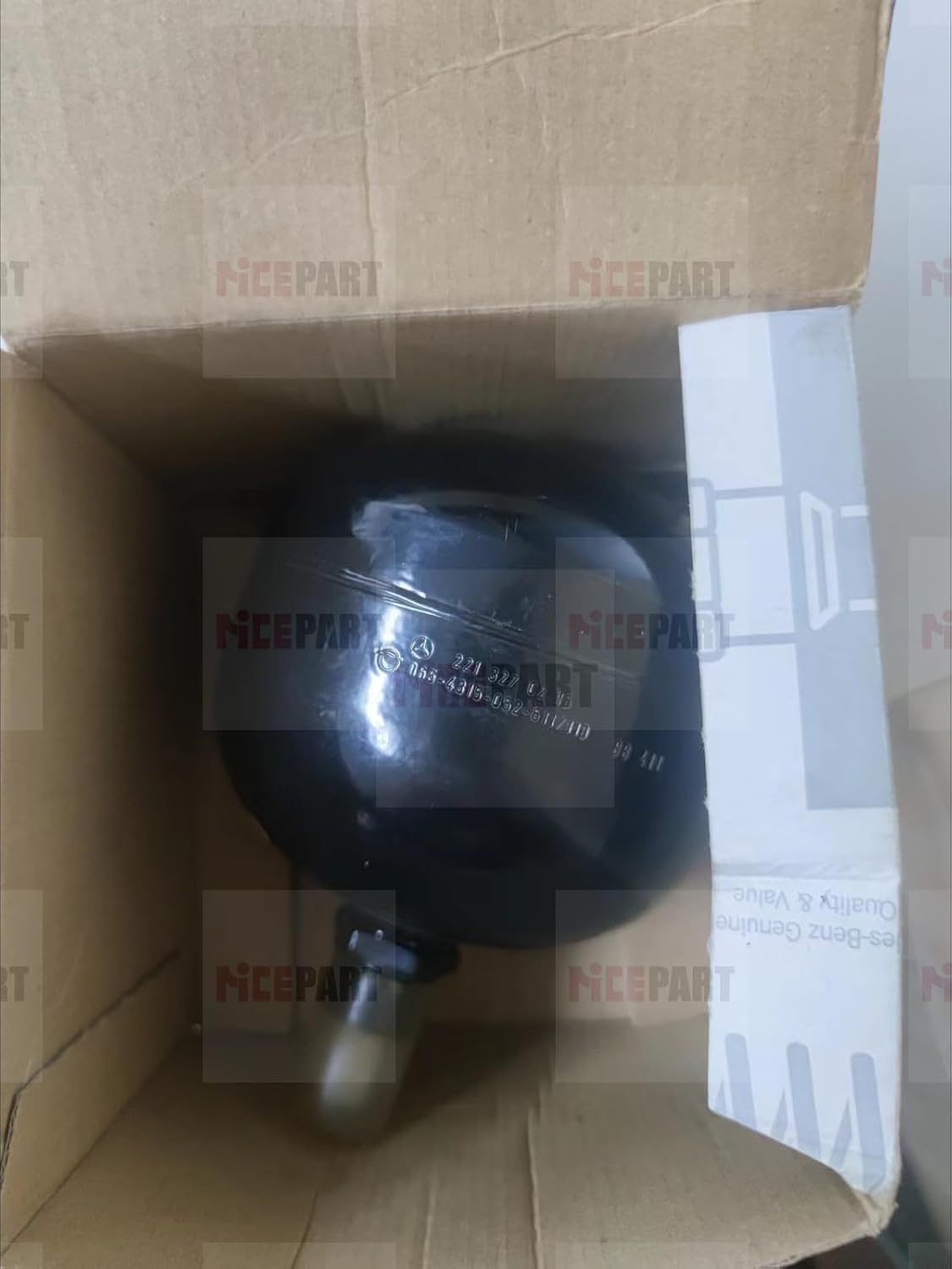 ya 2 8.15 Front Suspension Self Leveling Accumulator Chamber Reservoir compatible for benz