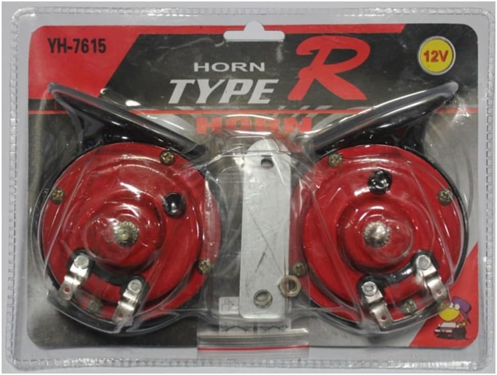 ya 12 10.8 baidi 12V Car Auto Horn Waterproof Loud Vehicle Horn Snail Horn 110dB Whistle Horn