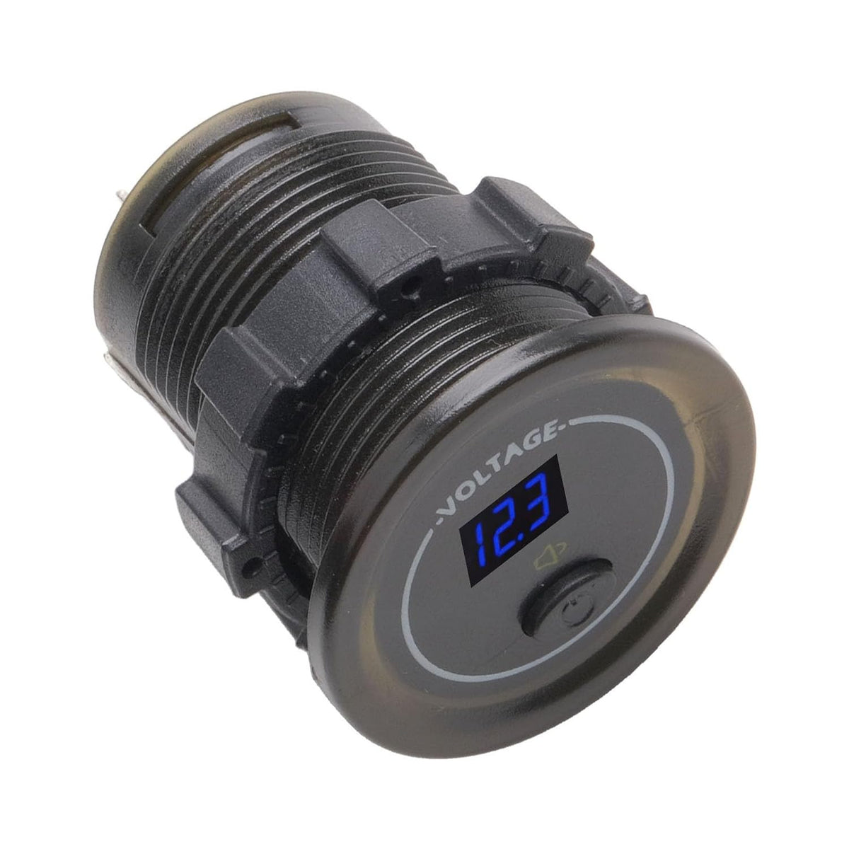 ya 23 10.7 baidi LED Panel Digital Voltage Meter Low Voltage Alarm for Motorbike Car Boat 12V-24V