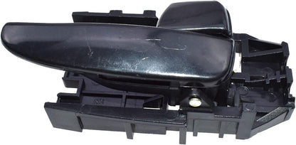 ya 4 8.14 Front Right Inside Door Handle for 2001-06 for Hyundai for Elantra Black Passenger Side