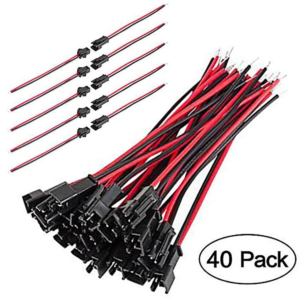 ya 16 10.20 baidi for SM Connector Vandesail SM 2Pin Plug Male Female Wire Connector-Adapter