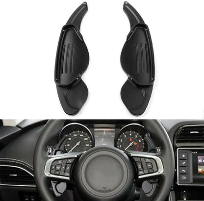 ya 5 8.24 baidi 2X Steering Wheel Shift Paddle Extension Shifter Fit for Land Rover for Jaguar Black