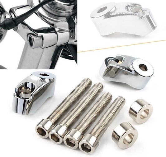 ya 2 8.15 Chrome Short Front Turn Signal Mounts 39mm 49mm Forks fit for Harley Sportster FXR