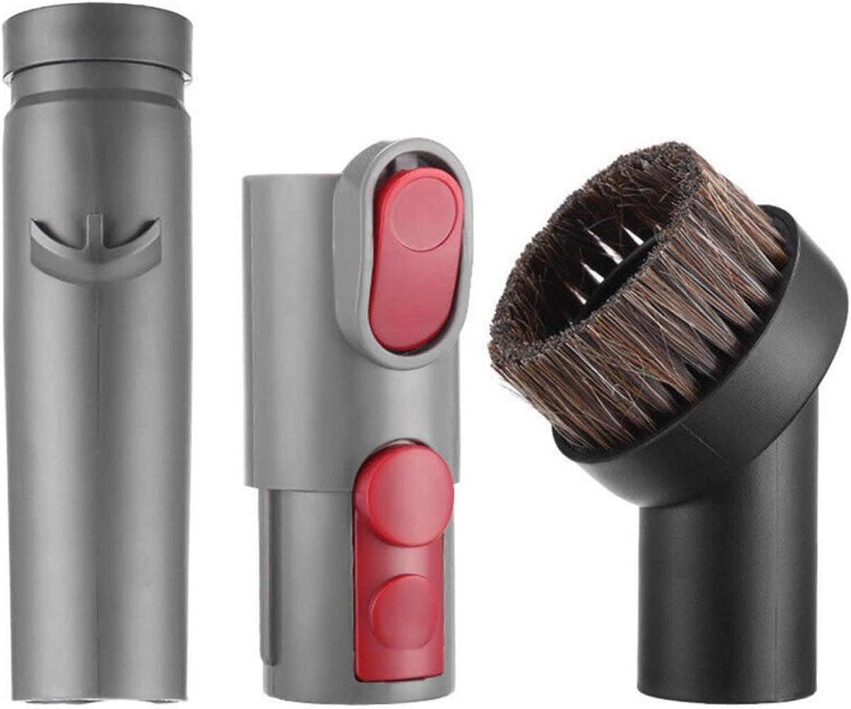 ya 26 10.21 baidi Horse Hair Vacuum Brush + Attachment Adapter Kit For Dyson V6 V7 V8 V10 V11