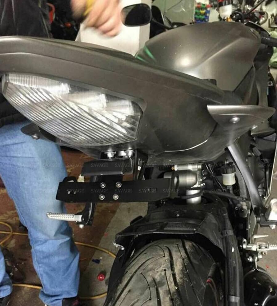 ya 13 9.15 baidi License Plate Holder Rear Tail Tidy Fender Eliminator for Yamaha YZFR6 YZF R6