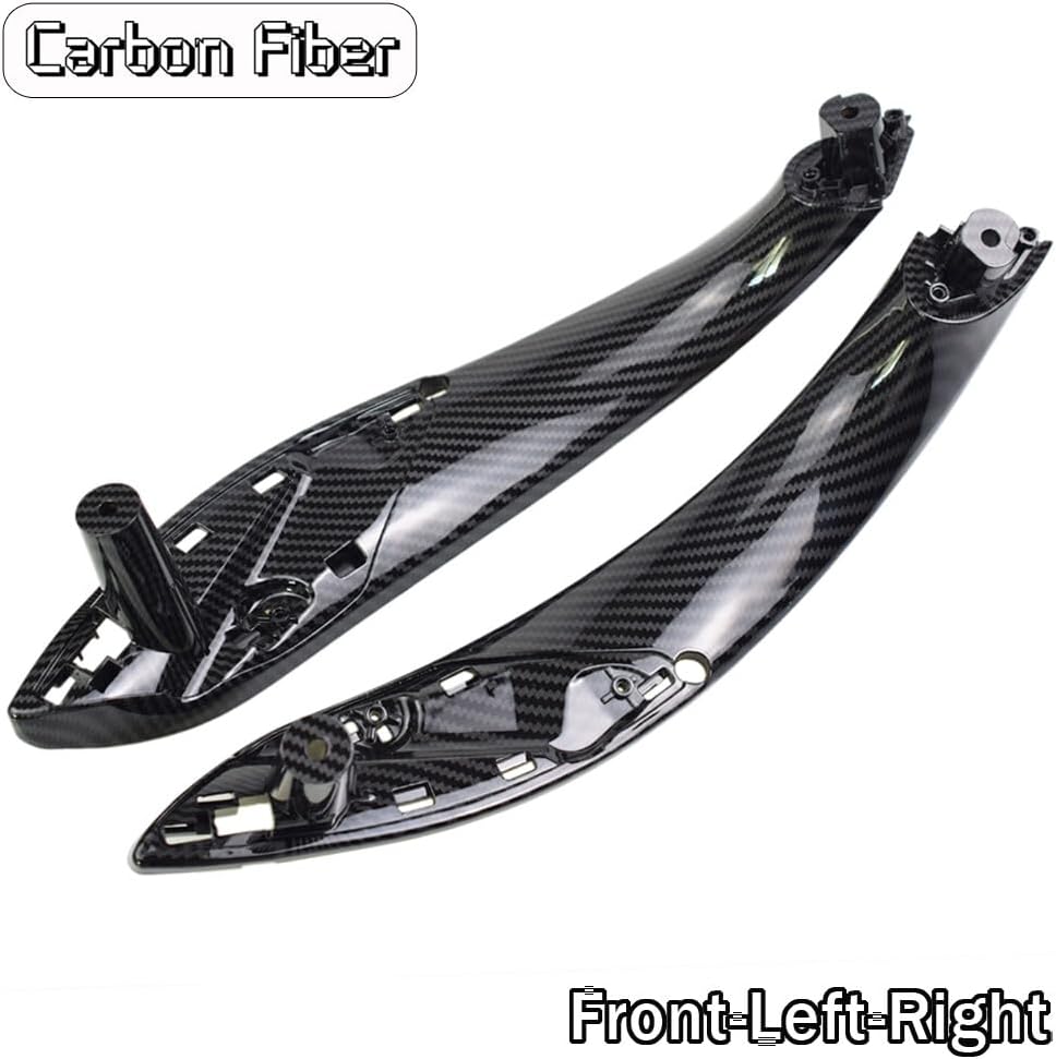 ya 4 8.24 baidi Inner Interior Door Pull Handle Carbon Fiber Trim Cover Panel for BMW 3 F30 F35
