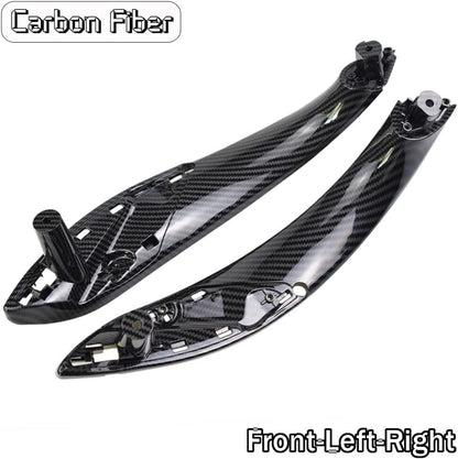 ya 4 8.24 baidi Inner Interior Door Pull Handle Carbon Fiber Trim Cover Panel for BMW 3 F30 F35
