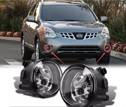 ya 10 9.16 zhengce for Nissan Rogue 11-13 Anti-collision fog lamp assembly clear glass lens re