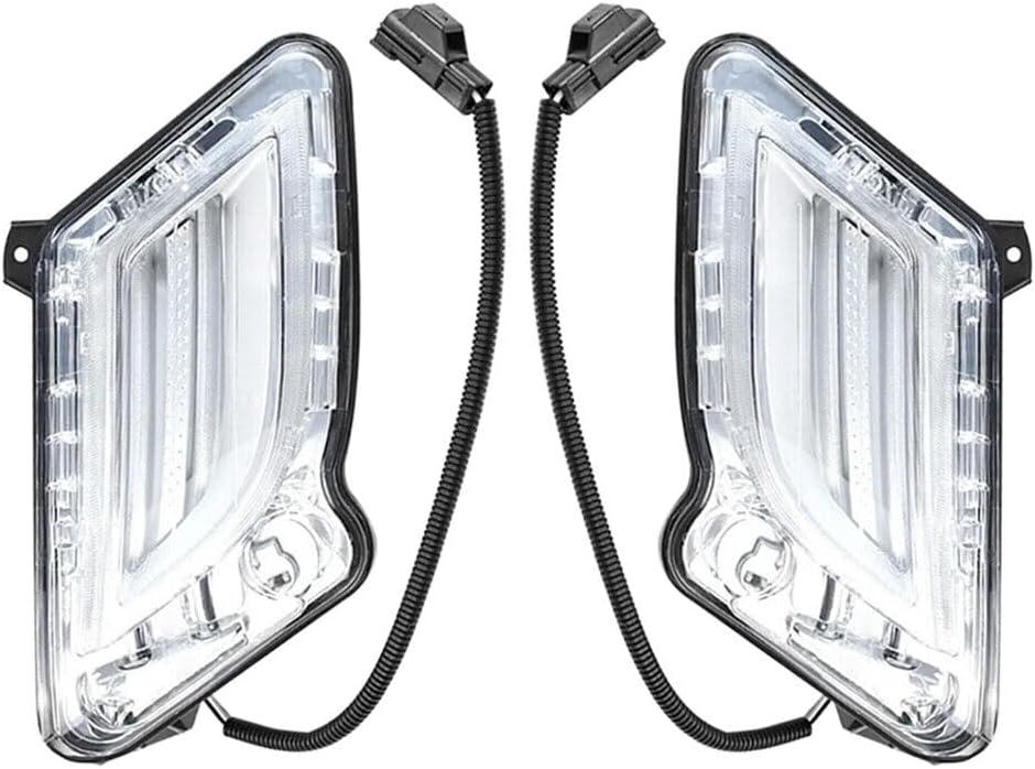 ya 11 9.14 zhengce 2-Pack Front LED Daytime Running Indicator/Light Left and Right for S60 201