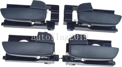 ya 4 8.24 baidi 4 Piece Gray Interior Door Handle Set for Hyundai Accent 2006-2011 