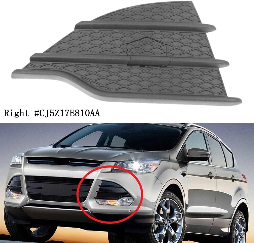 ya 13 9.15 baidi 1x Fog Light Cover Front Passenger Right Side Exterior Outside For for Ford ESCAPE
