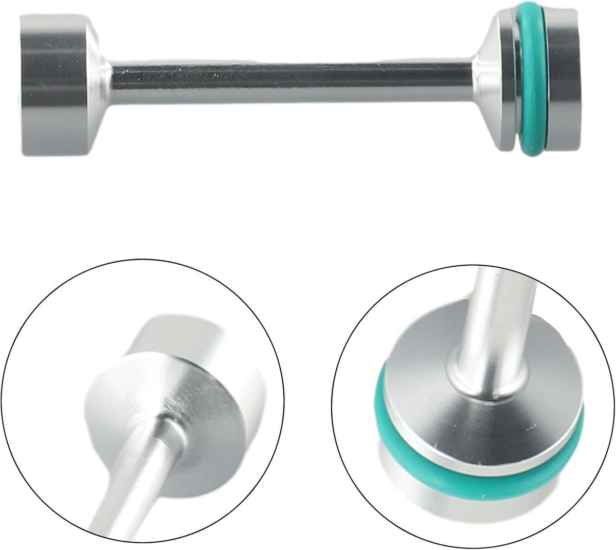 ya 12 10.8 baidi Silver Billet Aluminum Oil Diverter Barbell For LS LS1 LS3 LQ4 4.8 5.7 6.0 6.2L