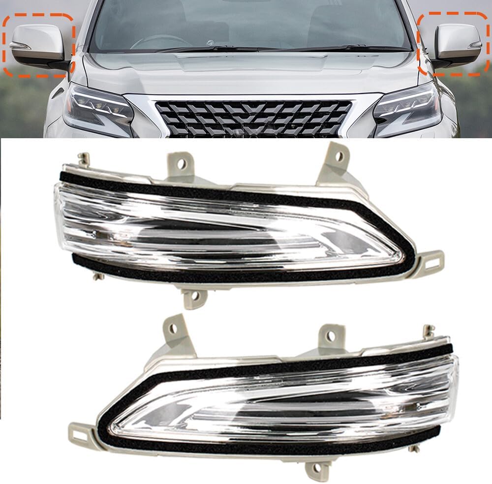 ya 11 9.14 baidiLeft/Right Turn Signal Light for Lexus GX460 LX570 2010-2019 Front Side Lamp