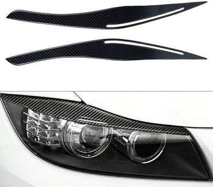 ya 10 9.16 zhengce Headlight Eyelid Eyebrow Cover Trim for BMW E90/E91/328i/335i 2006-2011 US