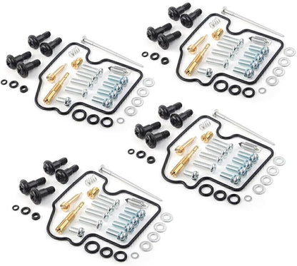 ya 6 8.14 for Kawasaki ZX900 ZX9R 2000-2001 Carburetor Rebuild Carb Repair Kit 4 Set