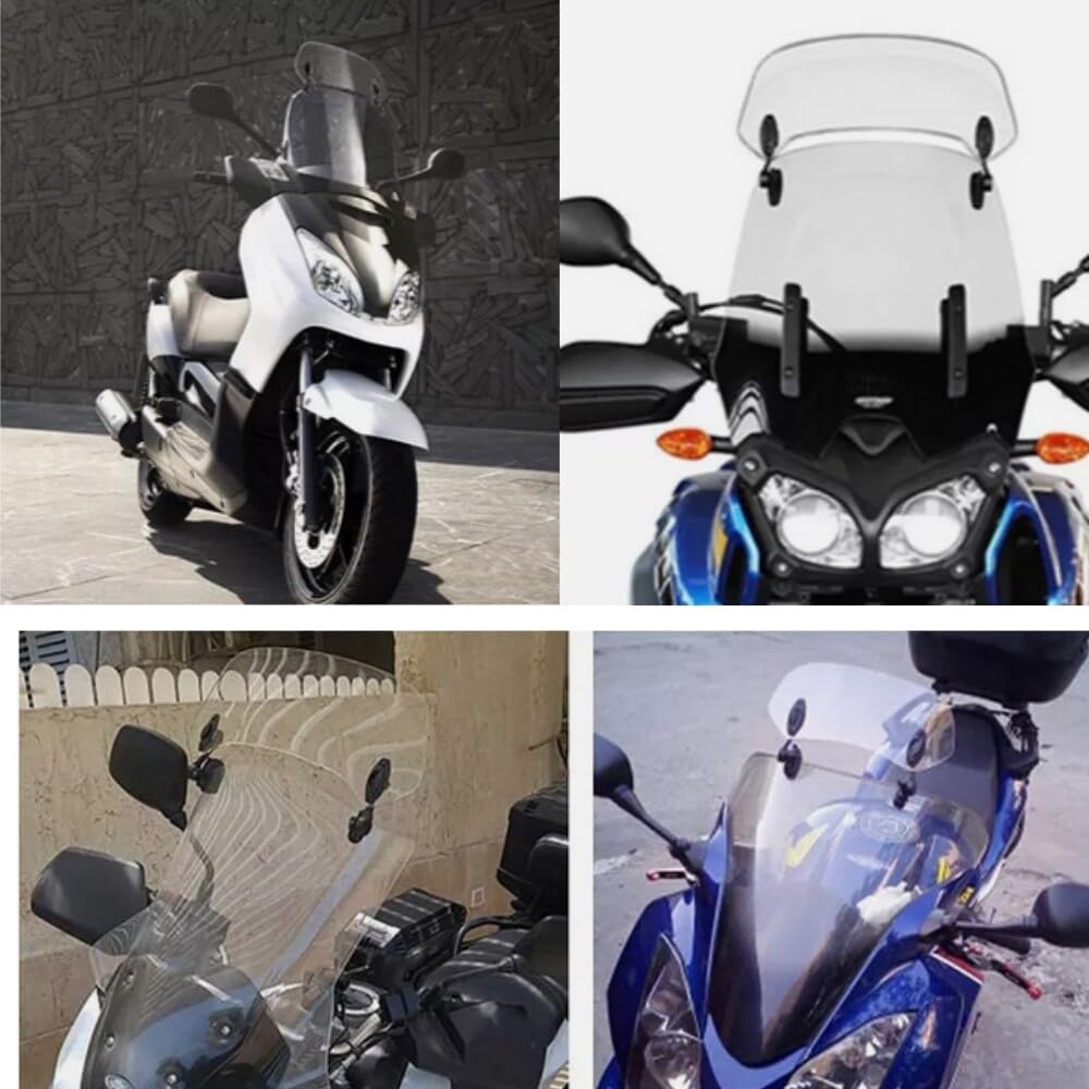 ya 23 10.7 baidi Motorcycle adjustable clip-on windshield extension boiler windshield deflector -