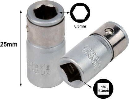 ya 14 9.20 baidi Reliable 2PCS Socket Bits Converter with Chrome Vanadium Steel Material-1