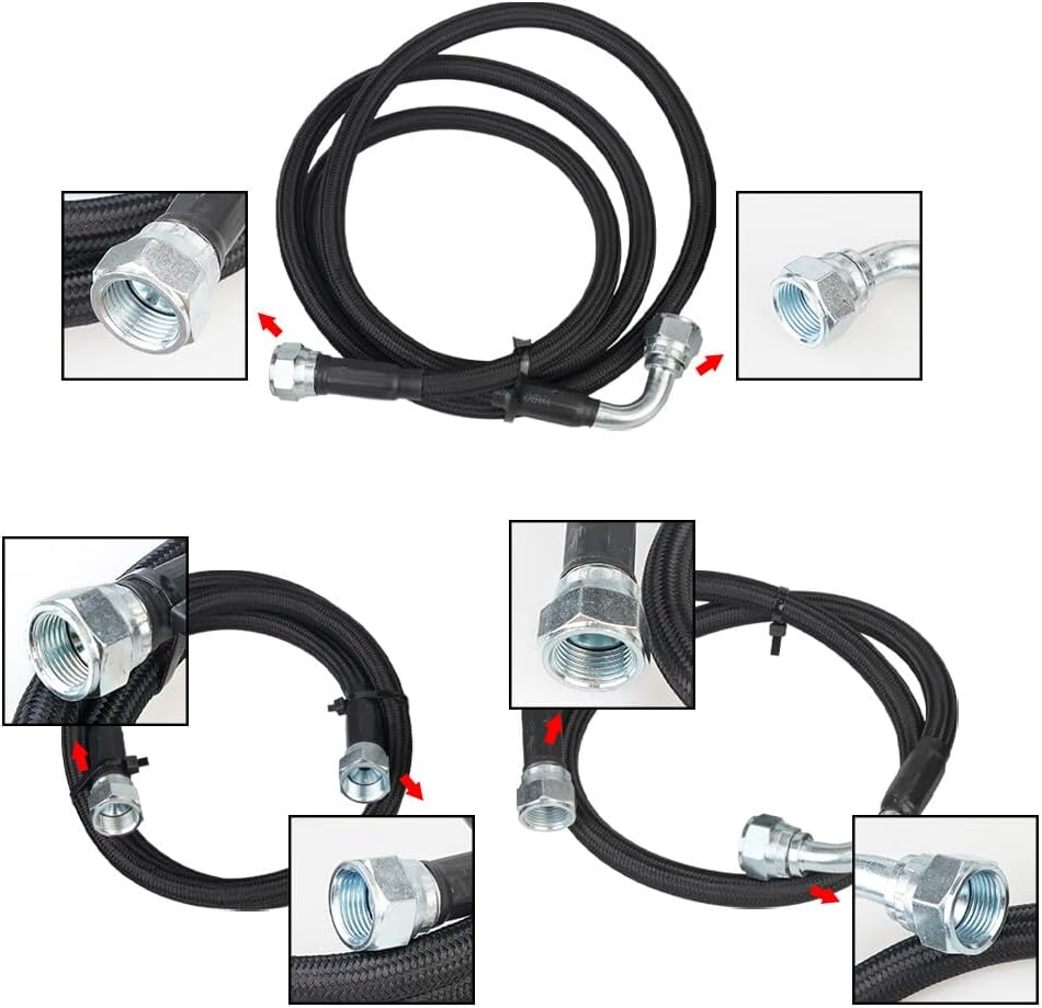 ya 10 9.16 baidi Transmission Cooler Hose Line Kit for 2003-2007 for Dodge for Ram 2500 3500 5.9L 48RE-