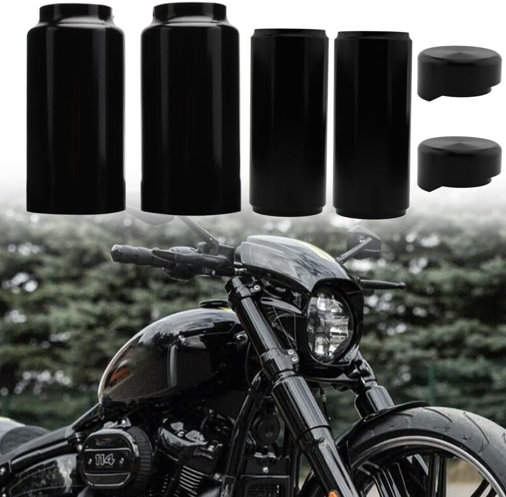 ya 5 8.24 baidi Motorcycle Fork Boot Full Fork Cover for Harley Softail Breakout FXBR FXBRS 18+