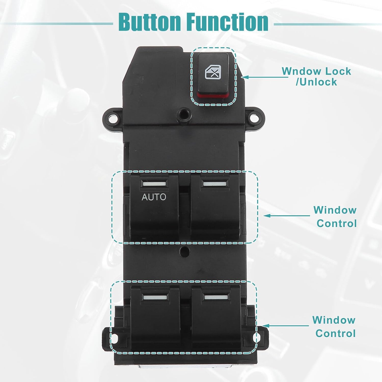 ya 8 8.24 baidi 35750-TM0-F01 Front Left Master Power Window Switch for Honda Fit City 2009-2011