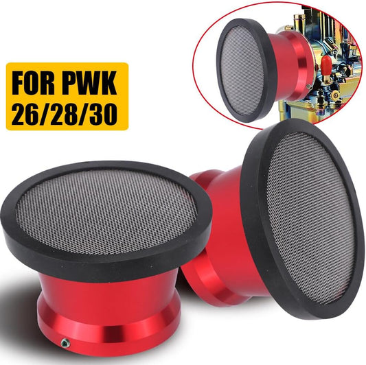 ya 5 8.10 2X Motorcycle 50mm Air Filter Horn Cup Velocity Stack For PWK 24/26/28/30mm Carb