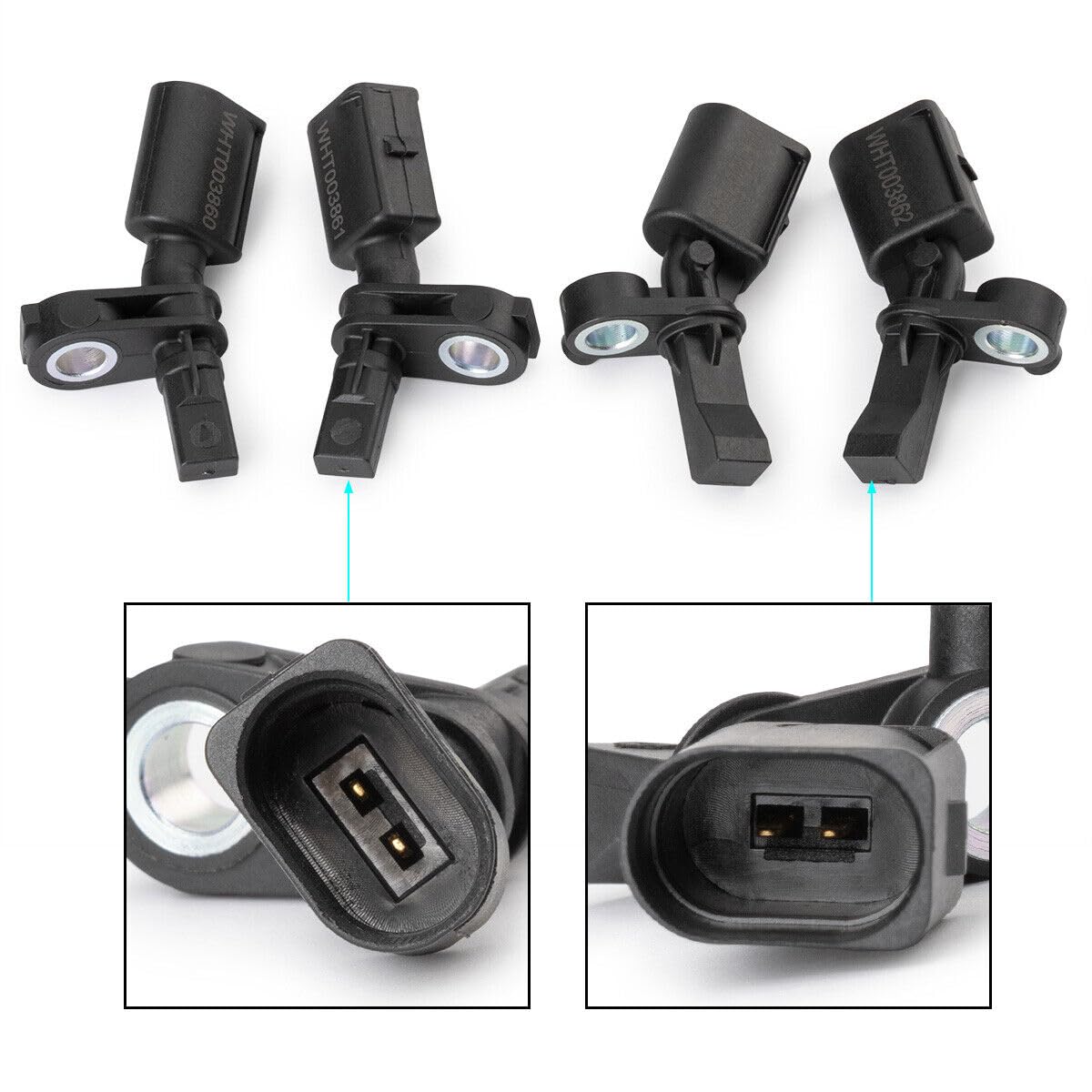 ya 4 8.8 4-Piece ABS Sensor Set Suitable for 2017 for Audi A1 S Series 1.8LWHT003860 WHT003861 WHT003862