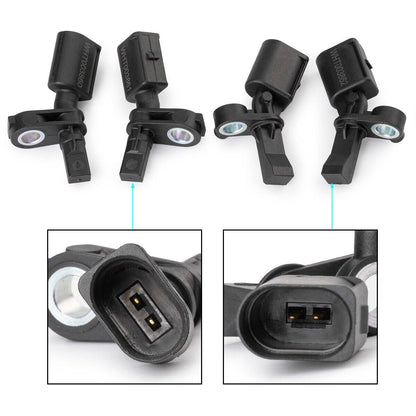 ya 4 8.8 4-Pack ABS Sensor for SEAT Toledo 17 Entry 1.6L WHT003858 WHT003859 WHT003863