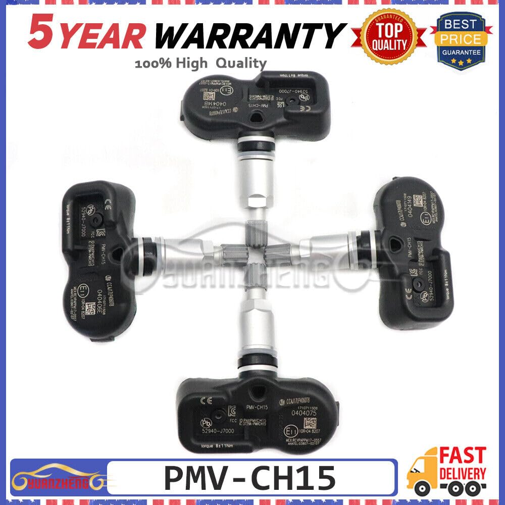 ya 3 8.24 baidi 4pcs TPMS tire Pressure Sensor 52940-J7000 for Kia Forte Cerato Koup K3 PMV-CH15