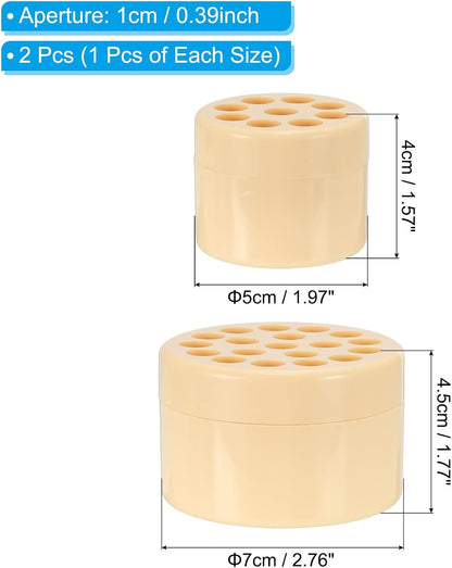 ya 26 10.21 baidi 2 Pcs Spiral Flower Stem Holder, S&L Spiral Stem Holder for DIY, Yellow