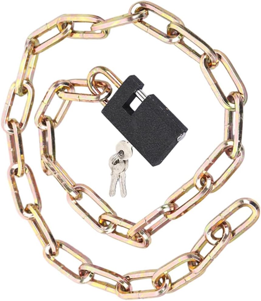 ya 2 8.15 Bicycle Lock Chain Locks Bike Heavy Duty Travel Security with Key