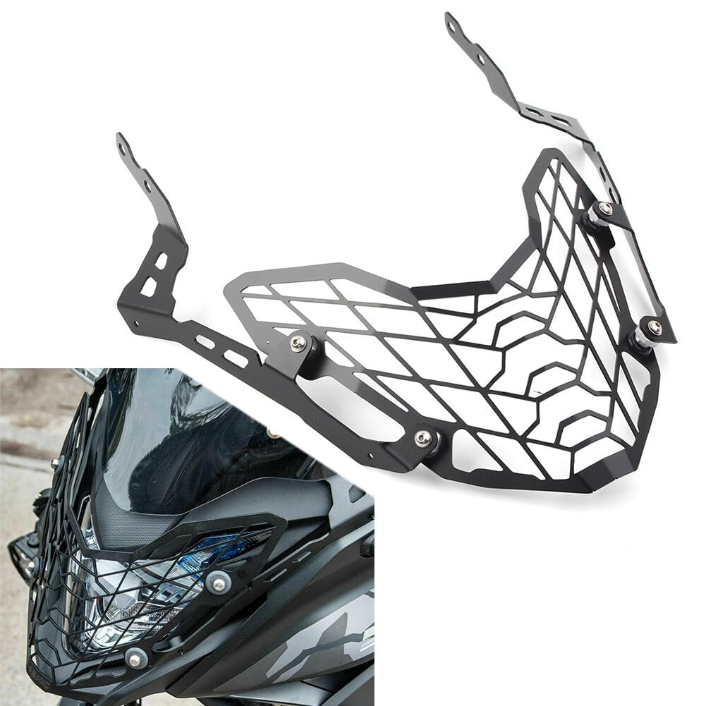 ya 6 8.14 Motorcycle Front Headlight Protector Grille Guard Cover Fit for Honda 19-2021 CB500X