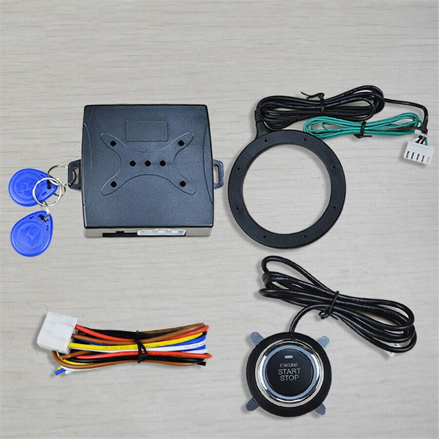 ya 3 8.24 baidi 12V car Ignition Switch RFID Engine Start Button keyless Entry Starter kit