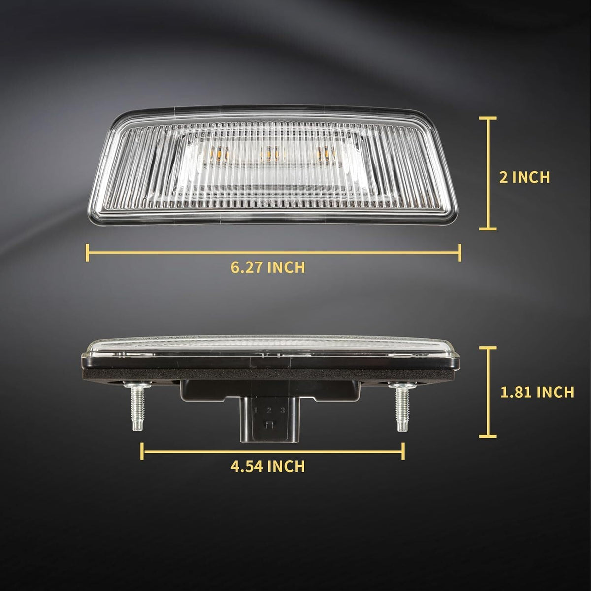 ya 11 9.14 baidi2PCS LED Side Turn Signal Light Front Fender Marker Indicator Light for Kenworth
