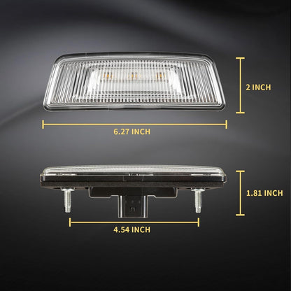 ya 11 9.14 baidi2PCS LED Side Turn Signal Light Front Fender Marker Indicator Light for Kenworth
