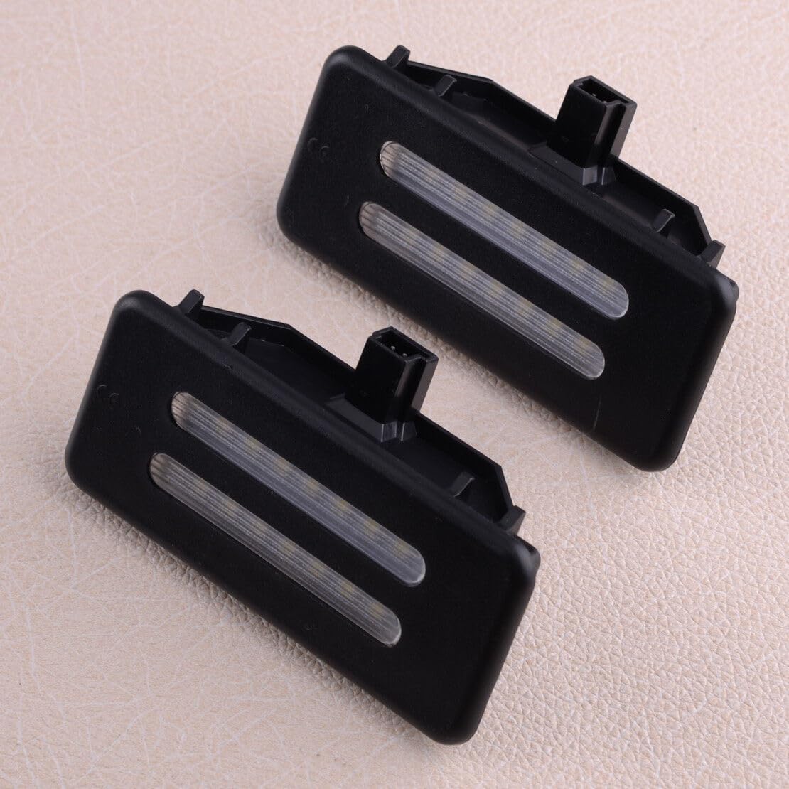 ya 4 8.14 2pcs White 18-SMD LED Vanity Mirror Sun Visor Light for BMW E90 E91 E92