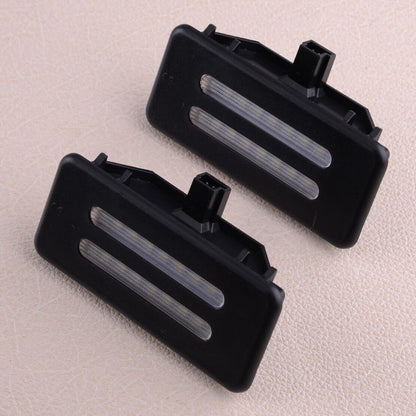 ya 4 8.14 2pcs White 18-SMD LED Vanity Mirror Sun Visor Light for BMW E90 E91 E92