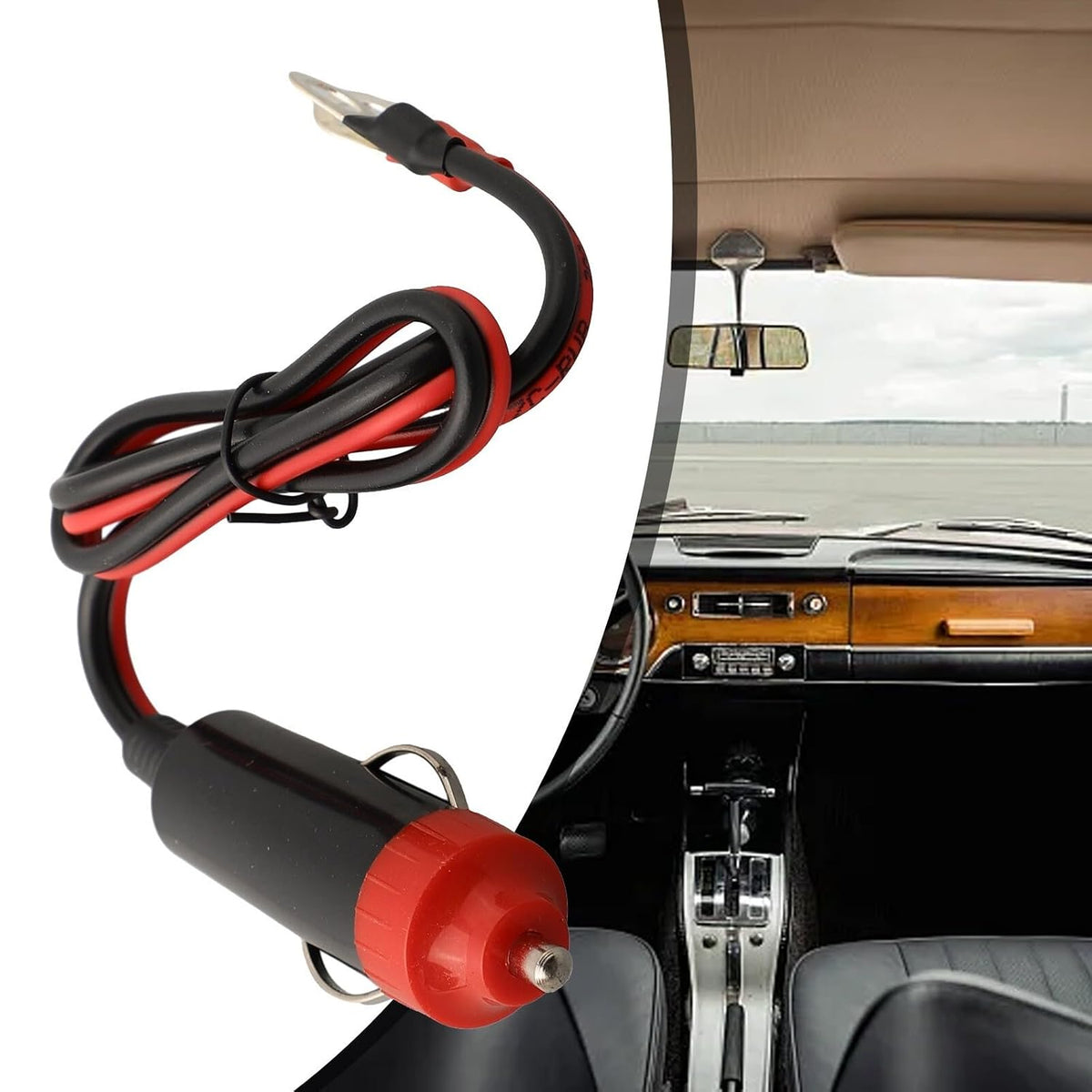 ya 23 10.7 baidi Black+Red Car Power Supply Inverter Wire for ABS Material and 12V Voltage