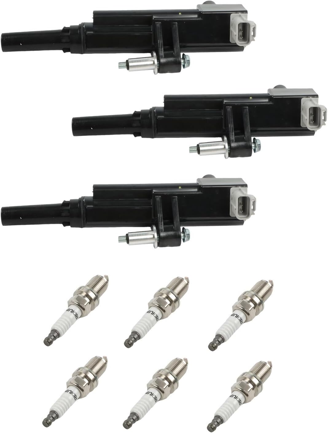 ya 9 10.24 3X Ignition Coils+Spark Plugs for Jeep for Dodge Dakota for Ram 2009-2013 3.7L V6 UF640