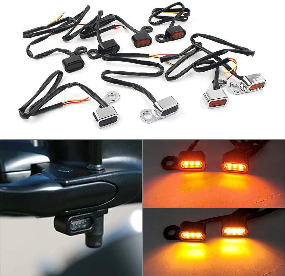 ya 11 9.14 zhengce For Harley Touring Electra Glide 2009-2017 Amber LED Turn Signal Indicator