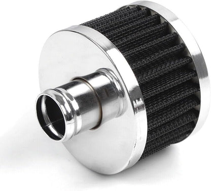 ya 13 9.15 baidi 2X Extra Flow 1 to 1-1/4 Push In Valve Cover Baffled Breather Vent Filter