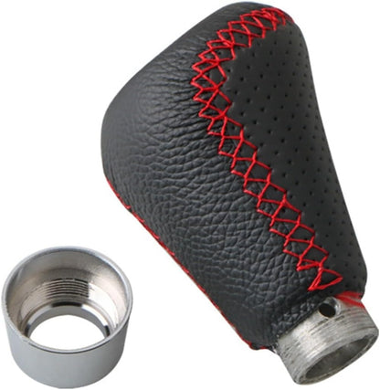 ya 4 8.14 5 Speed Car Universal for Manual Shift Knob Gear Stick Shifter Lever Leather Black