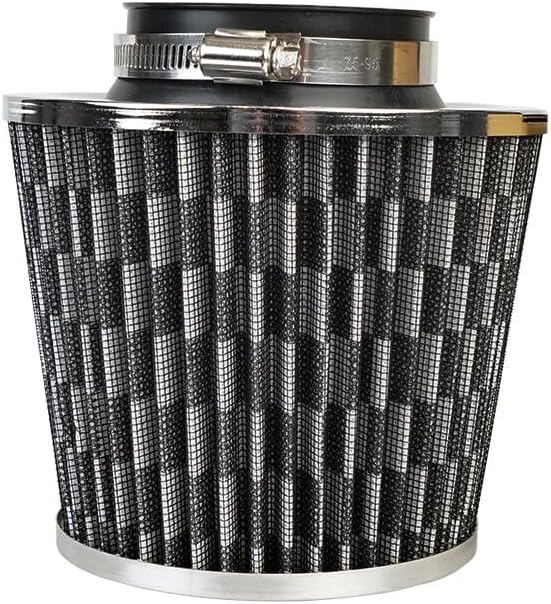 ya 23 10.7 baidi 1Pc 3 76mm Inlet Cold Air Intake Cone Replacement Quality Dry Air Filter Carbon