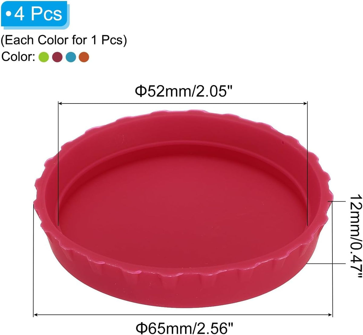 ya 14 9.20 baidi Silicone Soda Can Lids, 4Pcs Drink Cans Cover Cap Red/Orange/n/Blue-1