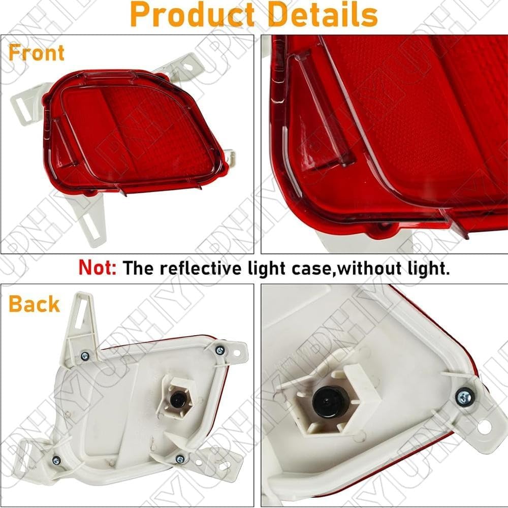 ya 4 8.14 1¡Á LH Left Side Rear Bumper Reflector 814900E020 for Toyota Highlander 2014