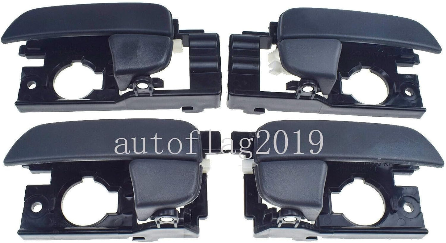 ya 4 8.24 baidi 4 Piece Gray Interior Door Handle Set for Hyundai Accent 2006-2011 