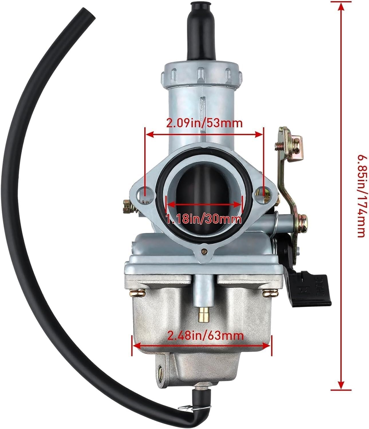 ya 2 8.15 PZ30 Carburetor VM26 30mm for Taotao SunL JCL JetMoto Kazuma Baja Quad ATV Dirt