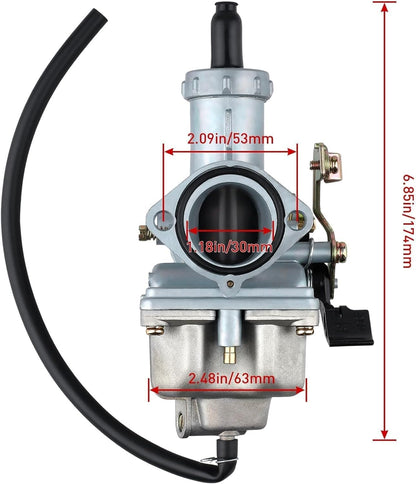 ya 2 8.15 PZ30 Carburetor VM26 30mm for Taotao SunL JCL JetMoto Kazuma Baja Quad ATV Dirt