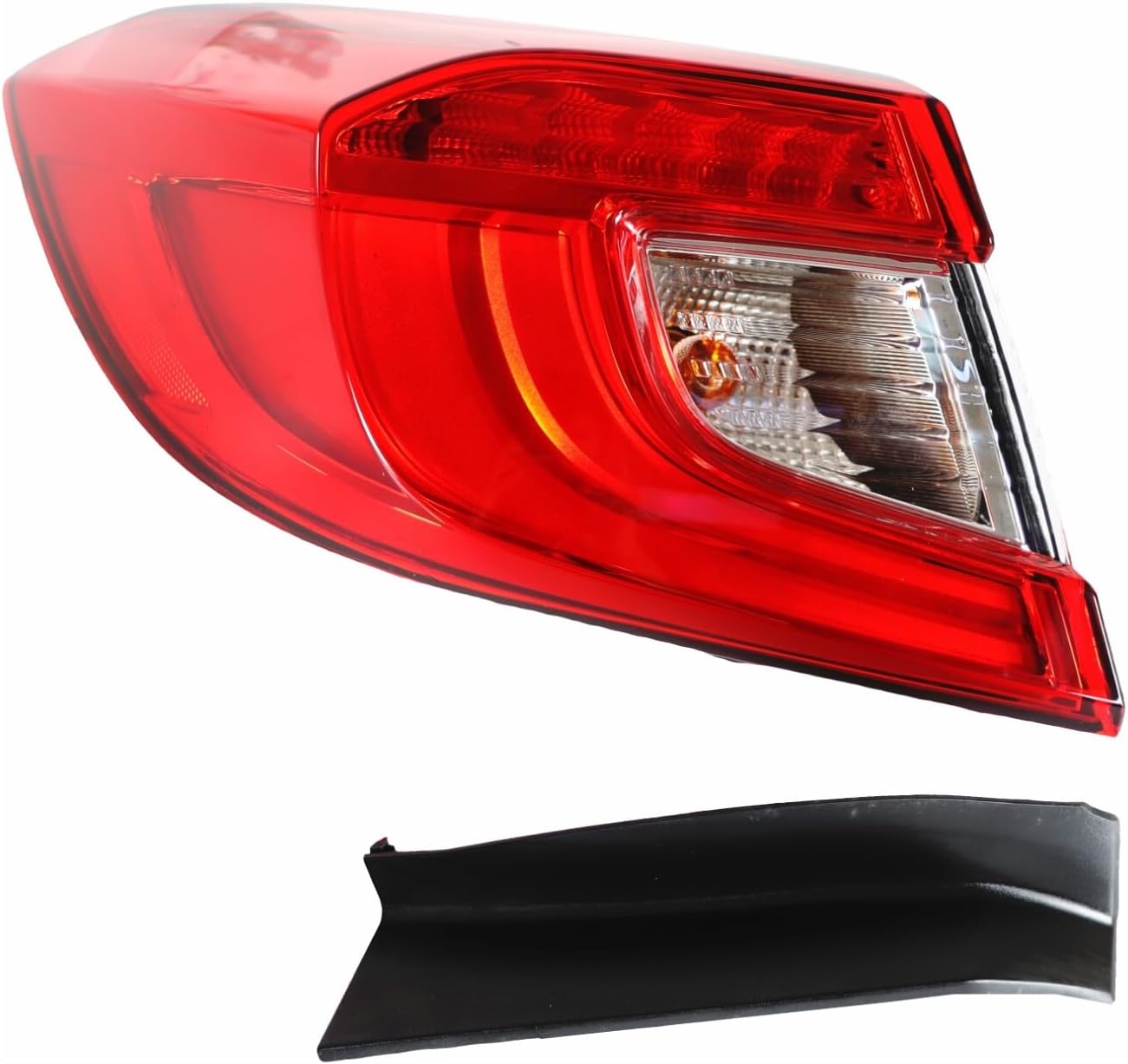 ya 7 8.24 baidi LED Left Driver Outer Tail Light for Honda for Accord 2018-2022 Rear Taillamps Brake